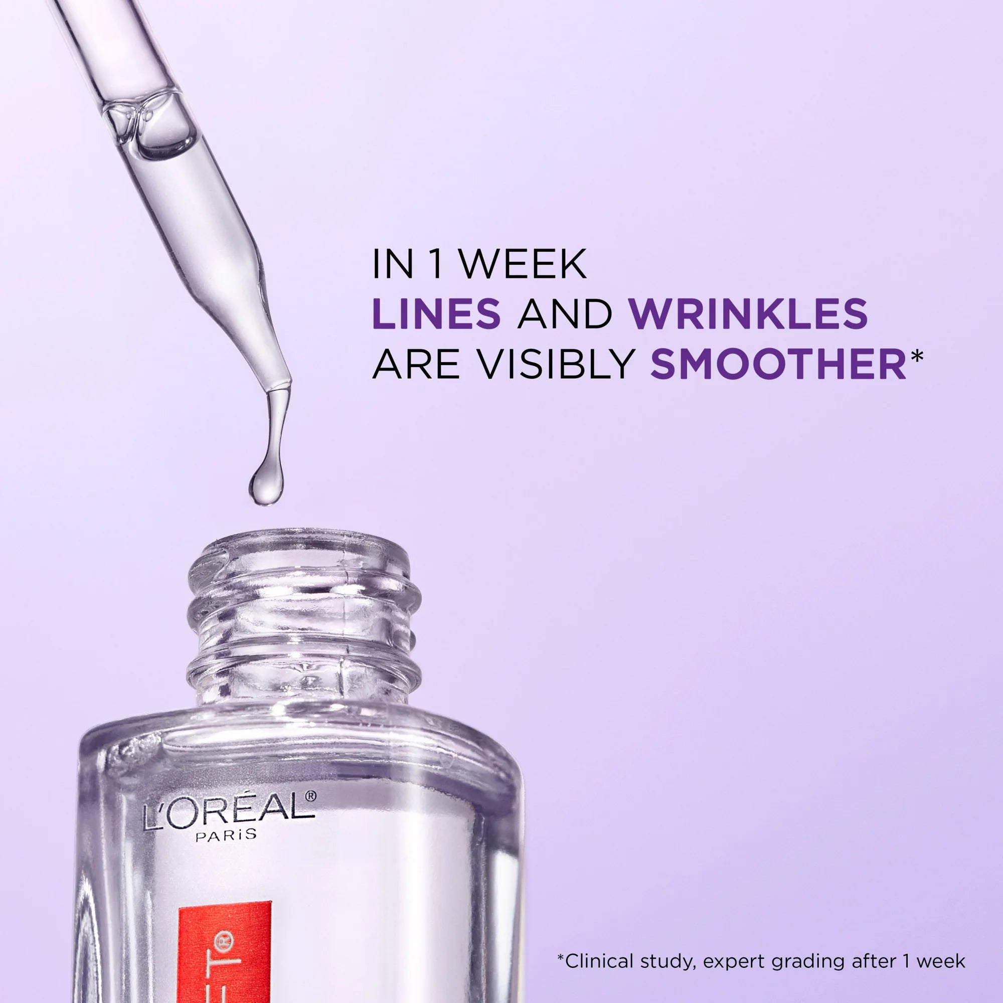 L'Oreal Paris Revitalift Derm Intensives Hyaluronic Acid Face Serum, Anti-Aging, 1.0 fl oz